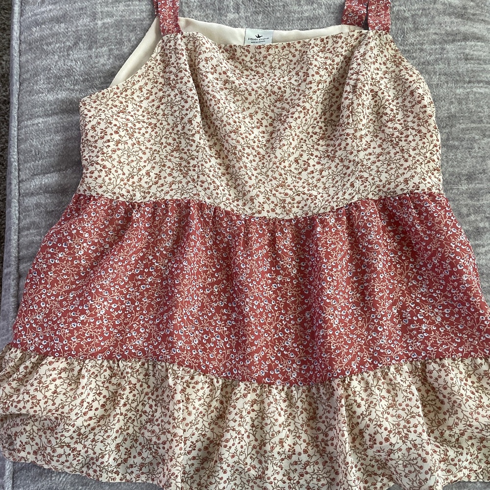 Paper crane tank top